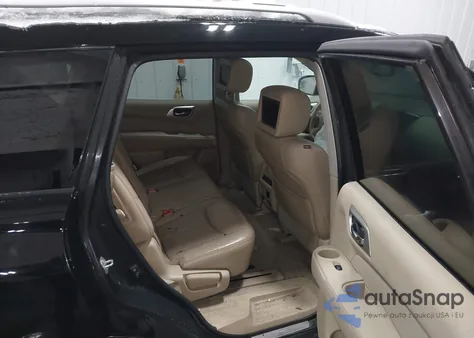 2014 Nissan Pathfinder Platinum z USA, uszkodzony, nr VIN 5N1AR2MMXEC671406